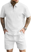 Men's Short Sets 2 Piece Polo Shirt Summer Outfits Casual Fashion Tracksuits Short Sleeve Travel Clothes